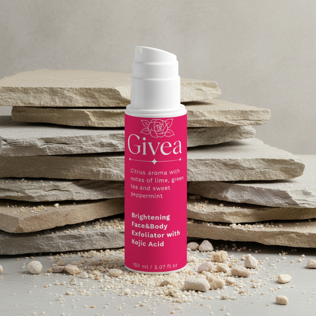 Brightening Face&Body Exfoliator with Kojic Acid