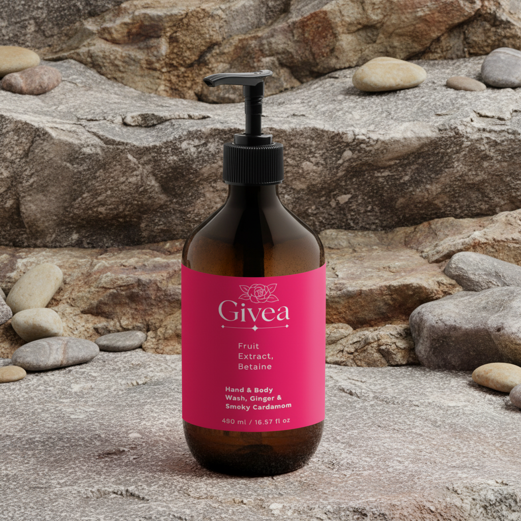 Hand & Body Wash, Ginger & Smoky Cardamom