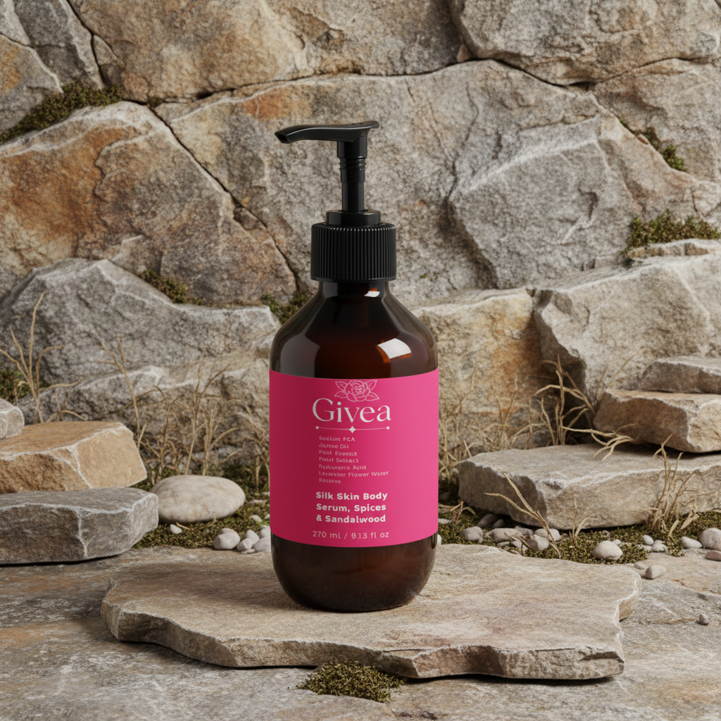 Silk Skin Body Serum, Spices & Sandalwood