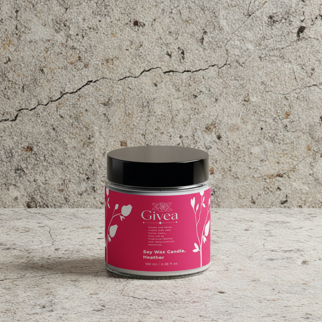 Soy Wax Candle, Heather