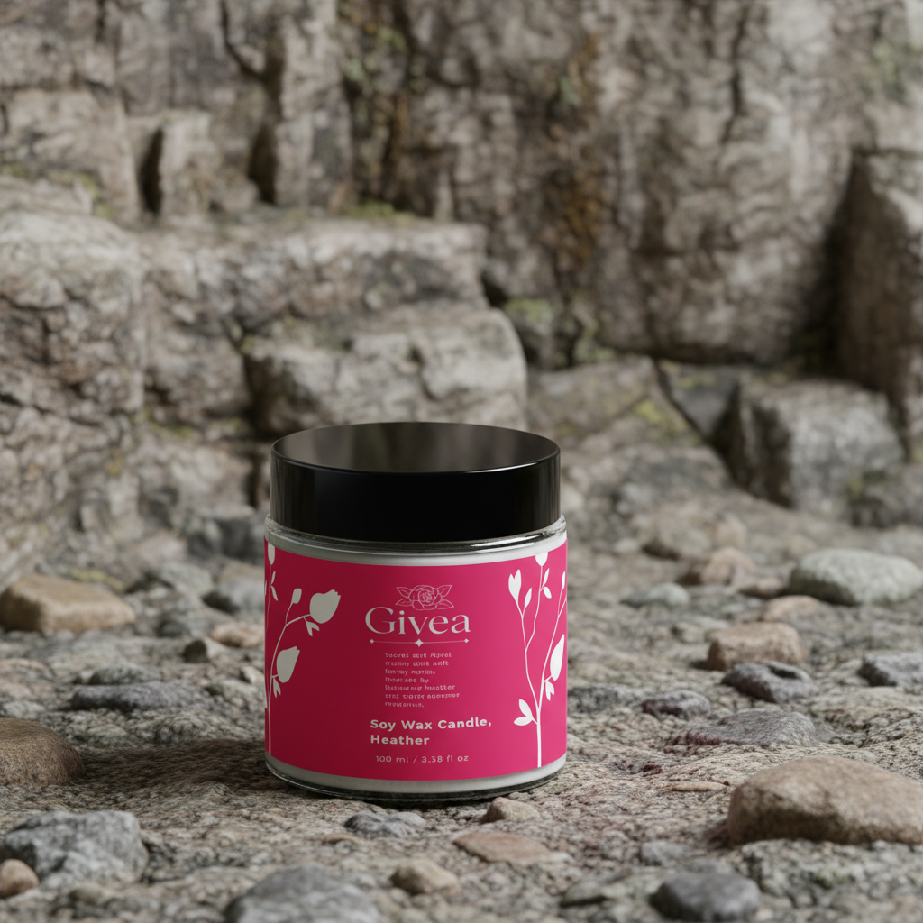 Soy Wax Candle, Heather
