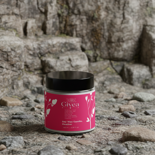 Soy Wax Candle, Heather