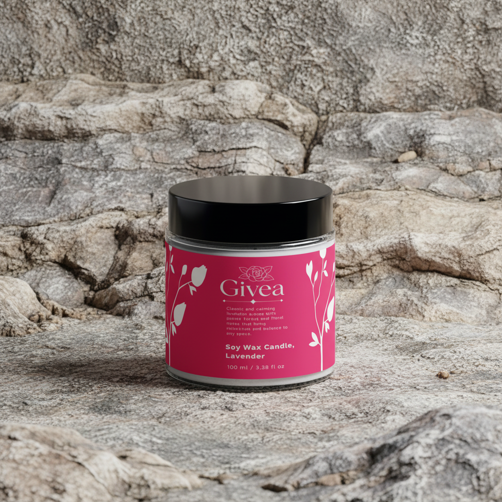 Soy Wax Candle, Lavender