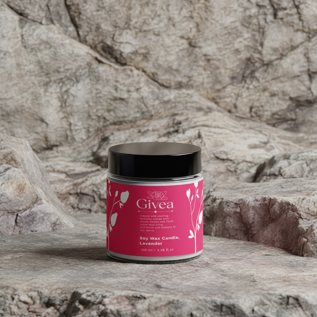 Soy Wax Candle, Lavender