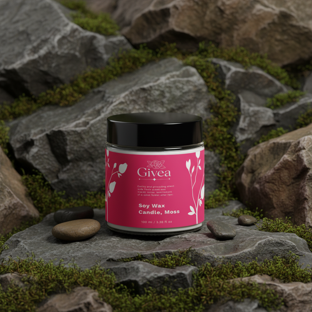 Soy Wax Candle, Moss