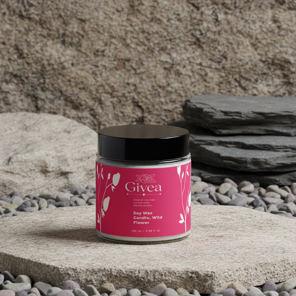 Soy Wax Candle, Wild Flower