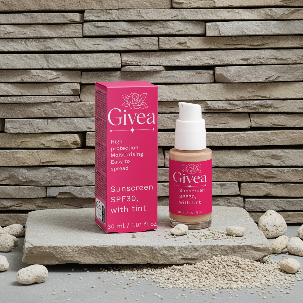Sunscreen SPF30, with tint