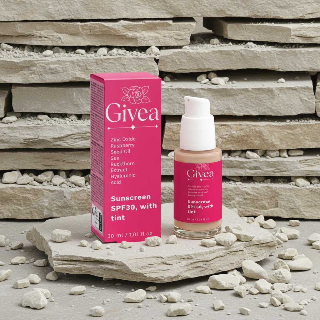 Sunscreen SPF30, with tint